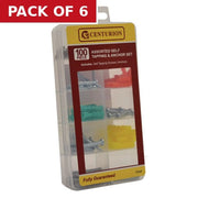 Centurion 100 Piece Assorted Self Tapping Screws and Anchors Set - Pack of 6