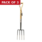 Centurion Mulch Digging Fork, Dark Grey - Pack of 3