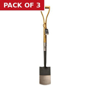 Centurion Mulch Border Spade, Dark Grey - Pack of 3