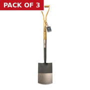 Centurion Mulch Digging Spade, Dark Grey - Pack of 3