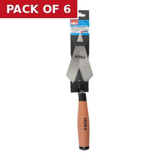 Centurion Hilka Soft Grip Pointing Trowel, 6" - Pack of 6