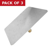 Centurion Hilka Aluminium Plasterers Hawk, 300 x 300mm - Pack of 3