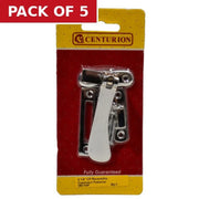 Centurion Chromed Hook Mortice Style Casement Fastener, 105mm - Pack of 5