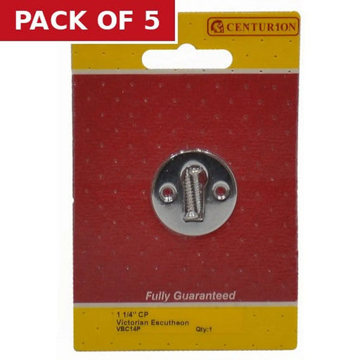 Centurion Chromed Escutcheon, 35mm - Pack of 5