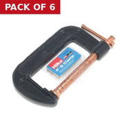 Centurion American Style 'G' Clamp, 4" - Pack of 6
