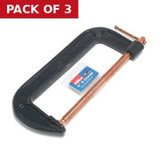Centurion American Style 'G' Clamp, 6" - Pack of 3