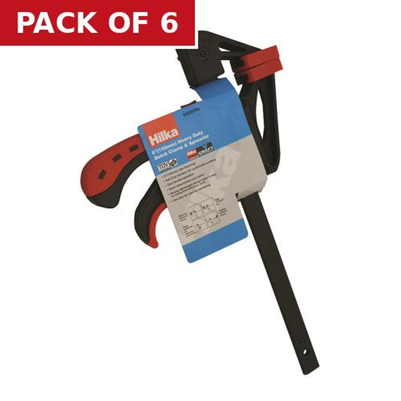Centurion Multi Use Quick Ratchet Clamp, 6" - Pack of 6