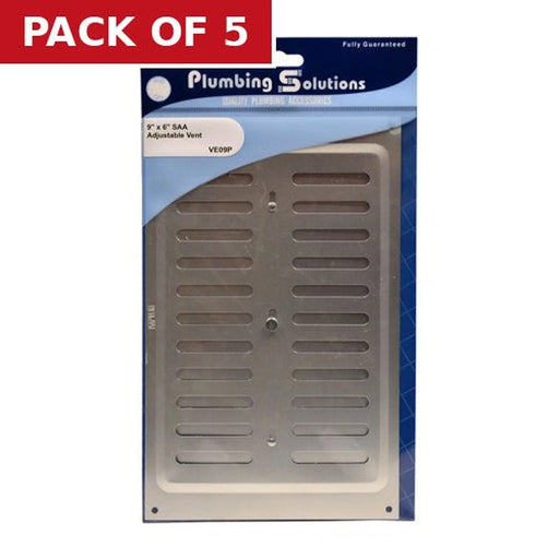 Centurion Hit & Miss Vents - Aluminium - 229 x 152mm - Pack of 5