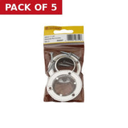 Centurion 25mm (1") Wardrobe Rod Sockets - Chrome Plated - Pack of 2