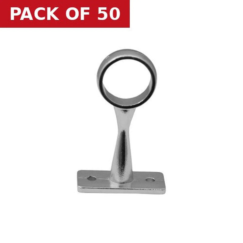Centurion 19mm (3/4") Wardrobe Centre Supports - Chrome Plated - Pack of 50