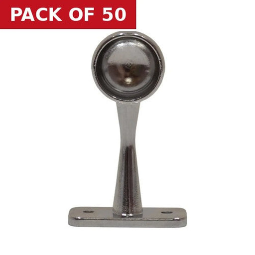 Centurion 19mm (3/4") Wardrobe End Supports - Chrome Plated - Pack of 50
