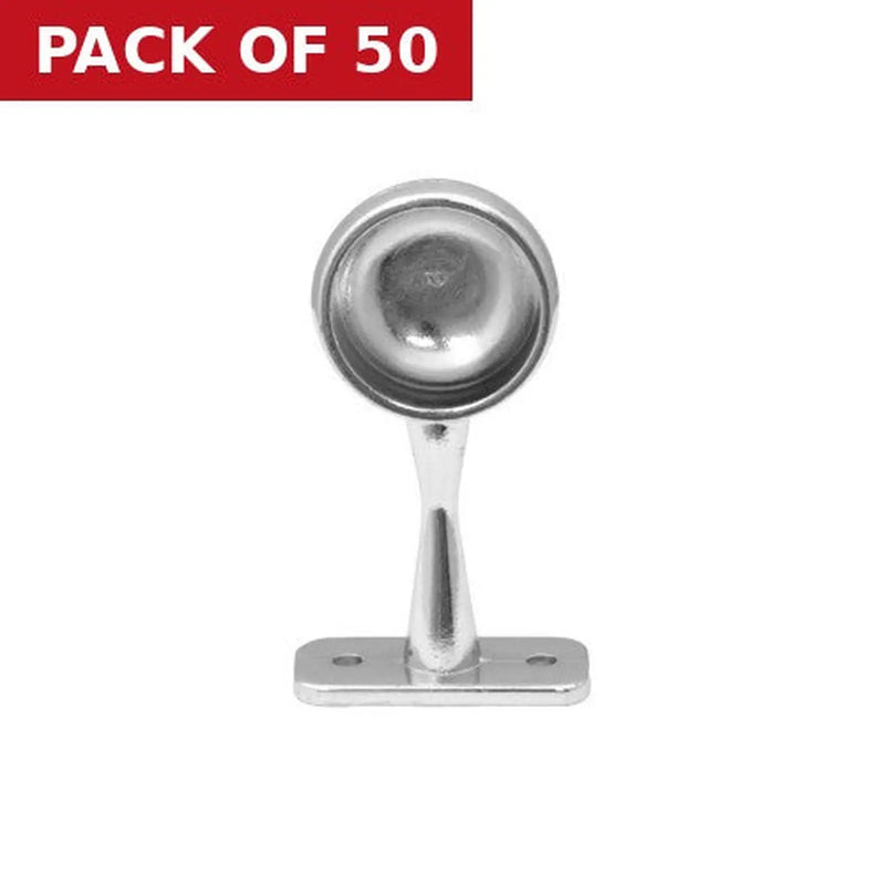 Centurion 25mm (1") Wardrobe End Supports - Chrome Plated - Pack of 50