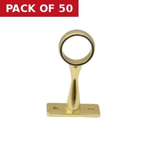 Centurion 19mm (3/4") Wardrobe Centre Supports - Brass - Pack of 50