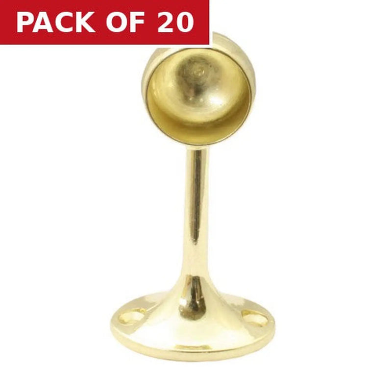 Centurion 25mm (1") Towel End Supports - Brass - Pack of 20