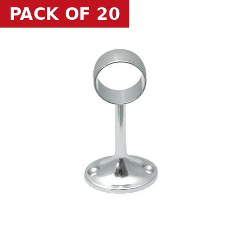 Centurion 19mm (3/4") Towel Centre Supports - Chrome Plated - Pack of 20
