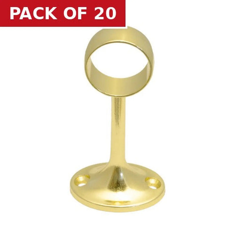 Centurion 19mm (3/4") Towel Centre Supports - Brass - Pack of 20