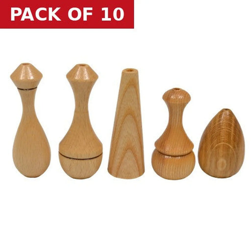 Centurion Wooden Cord Pulls (Mixed) - Pack of 10