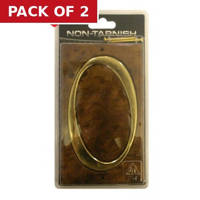 Centurion Walnut/Gold Numbered Plaque 0 - Pack of 2