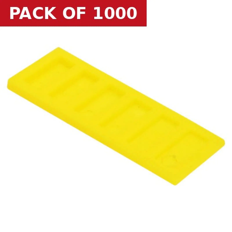 Centurion 28mm x 80mm x 2-4mm Interlocking Tapered Wedges  (1000)