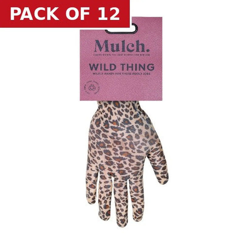 Centurion Mulch 'Wild Thing' Gardening Gloves Size Medium - 1 Pair - Pack of 12