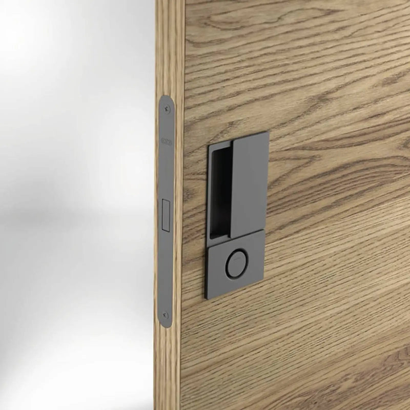 Atlantic AGB Wave Flush Door Handle & Bathroom Lock Set