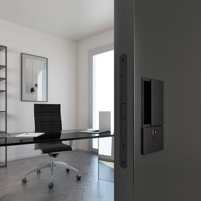 Atlantic AGB Wave Flush Door Handle & Euro Profile Lock Set