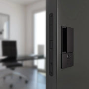 Atlantic AGB Wave Flush Pocket Door Handle & Euro Profile Lock Set