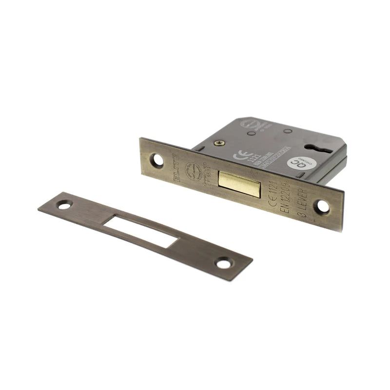 Atlantic 3 Lever Key Deadlock [CE] Keyed Alike 3"