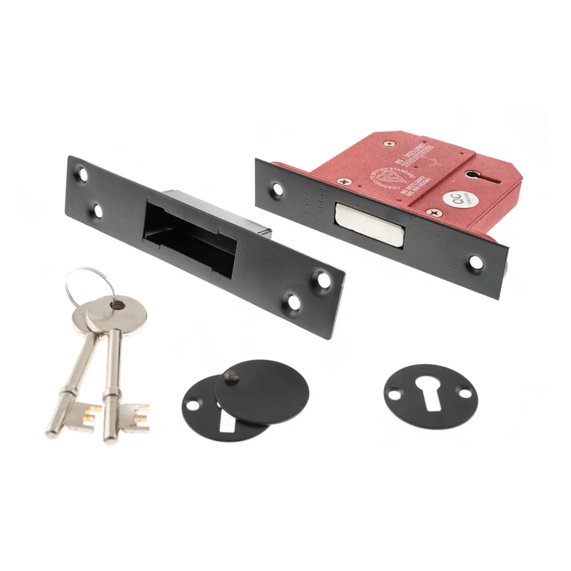 Atlantic 5 Lever Key Deadlock [BS] 3"