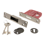 Atlantic 5 Lever Key Deadlock [BS] Keyed Alike 2.5"