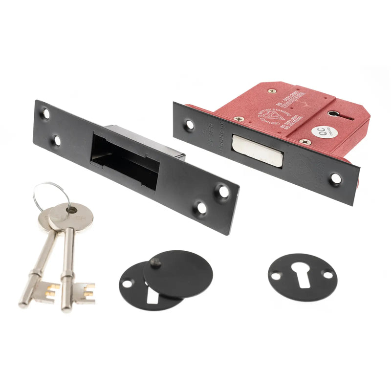 Atlantic 5 Lever Key Deadlock [BS] Keyed Alike 2.5"
