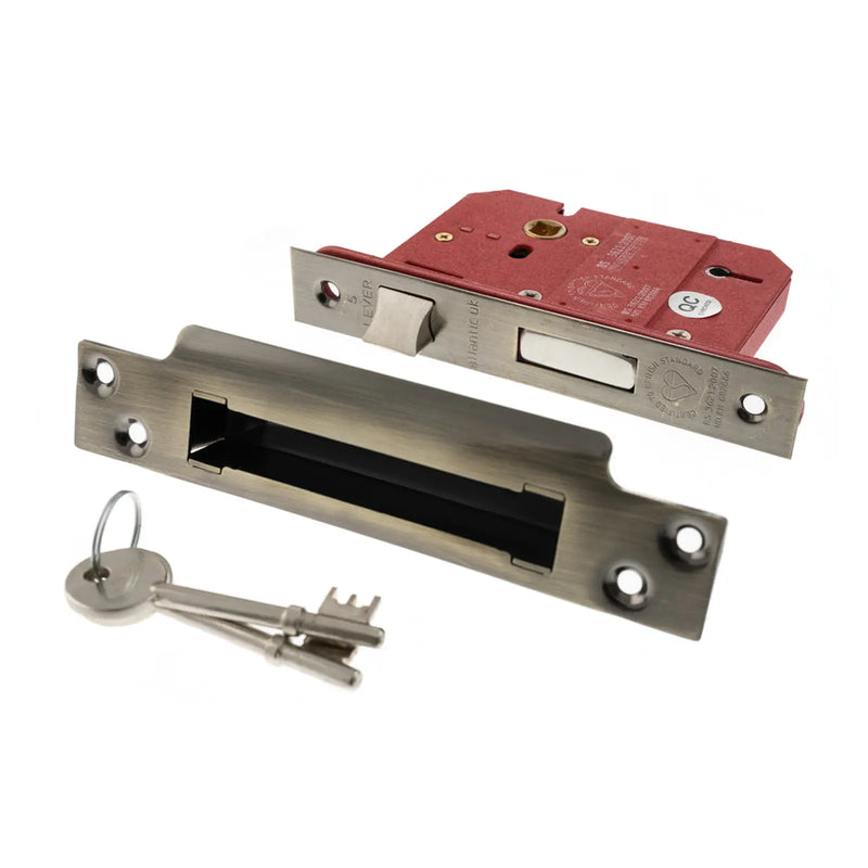 Atlantic 5 Lever Key Sashlock [BS] 3"