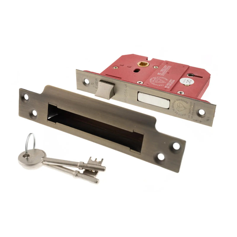 Atlantic 5 Lever Key Sashlock [BS] 3"