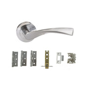 Atlantic Aqua Door Pack Bundle (3" Latch + 3"x2" Hingesx3)
