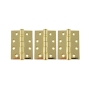 Atlantic Ball Bearing Hinges Grade 13 Fire Rated 4" x 3" x 3mm set of 3