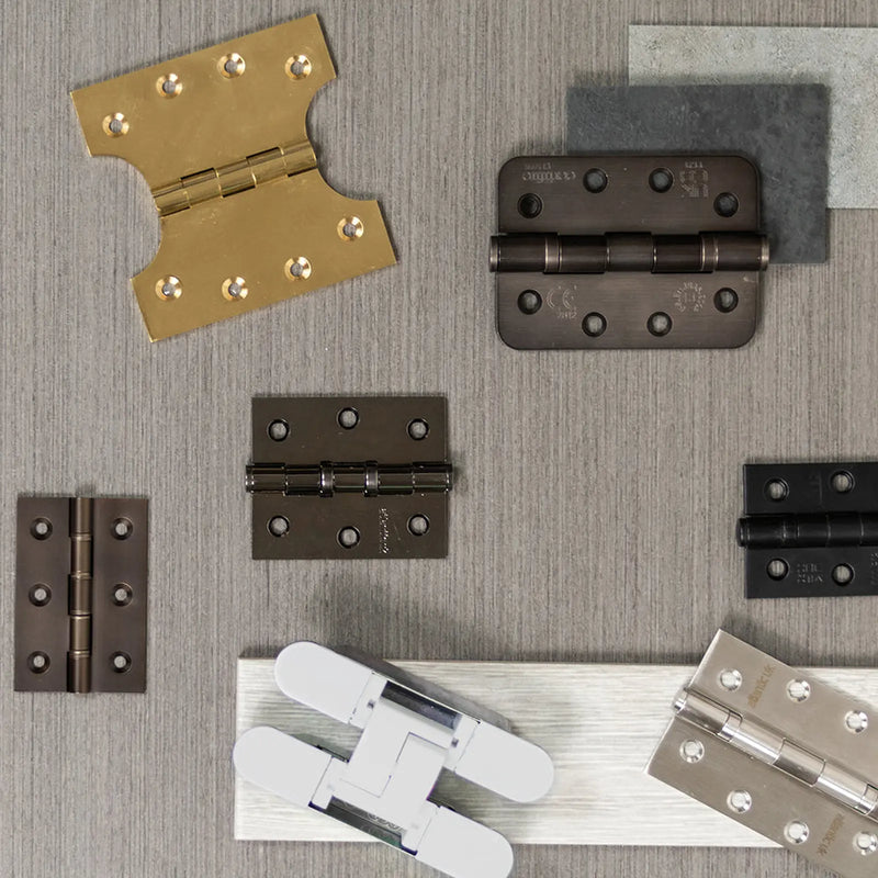 Atlantic Ball Bearing Hinges Grade 13 Fire Rated 4" x 3" x 3mm set of 3