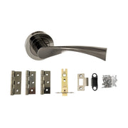Atlantic Colorado Door Pack Bundle (2.5" Latch, 3"x2" Hingesx3)