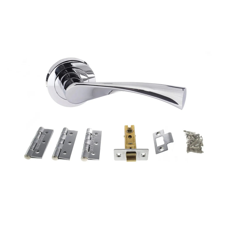 Atlantic Colorado Door Pack Bundle (2.5" Latch, 3"x2" Hingesx3)