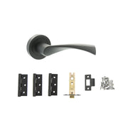 Atlantic Colorado Door Pack Bundle (3" Latch + 3"x2" Hingesx3)