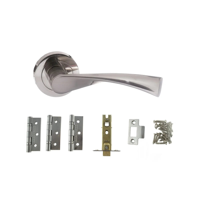 Atlantic Colorado Door Pack Bundle (3" Latch + 3"x2" Hingesx3)