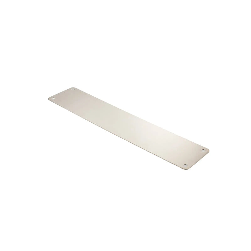 Atlantic Finger Plate Radius Corner Pre drilled with screws 350mm x 75mm