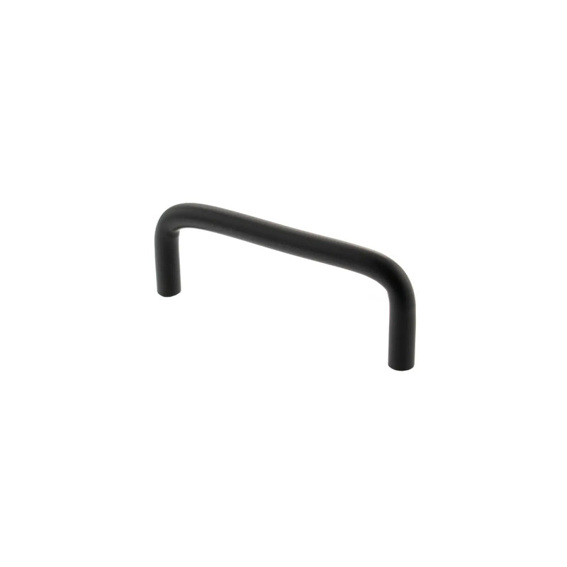 Atlantic D Cabinet Pull Handle 100mm x 10mm - Matt Black