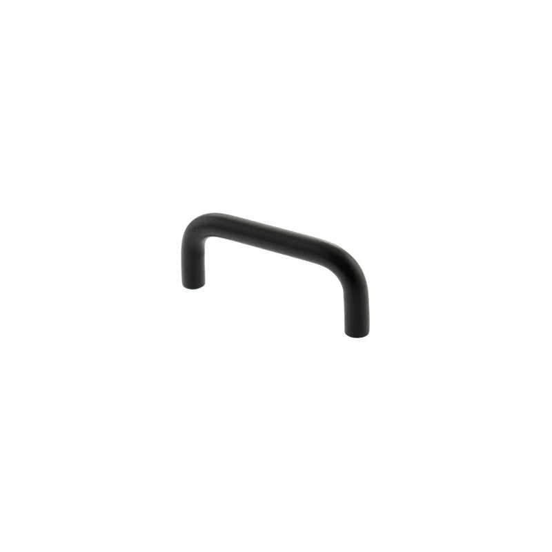 Atlantic D Cabinet Pull Handle 65mm x 10mm - Matt Black