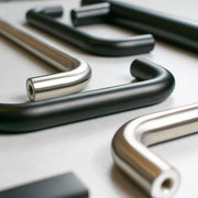 Atlantic D Cabinet Pull Handle 65mm x 10mm - Matt Black