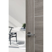 Atlantic Eco Ocean Door Handle Pack (Latch Set - 2.5" CE Latch, 3" Fire Rated Hinges x3) - Satin Chrome/Polished Chrome
