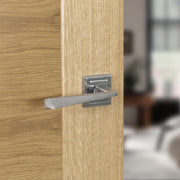 Atlantic STATUS California Door Handle Pack (Latch Set - 3" CE Latch, 3" Fire Rated Hinges x3) - Satin Chrome