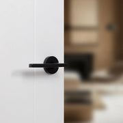 Atlantic STATUS Alaska Door Handle Pack (Latch Set - 2.5" CE Latch, 3" Fire Rated Hinges x3) - Matt Black
