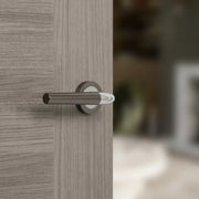 Atlantic STATUS Tennessee Door Handle Pack (Latch Set - 3" CE Latch, 3" Fire Rated Hinges x3) - Black Nickel/Polished Chrome