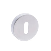 Atlantic CleanTouch Anti-Bac Key Escutcheons on Minimal Round Rose - Satin Chrome