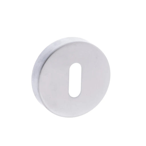 Atlantic CleanTouch Anti-Bac Key Escutcheons on Minimal Round Rose - Satin Chrome